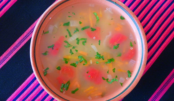суп для похудения из сельдерея лука капусты болг перца помидоров